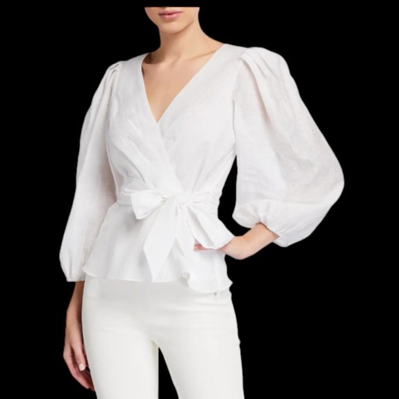 Parker Zenda Blouse Ivory - Picture 2 of 7